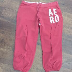 Women's Red Jogger Pants